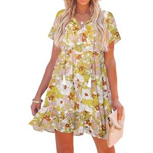 Boho Summer Mini Dress